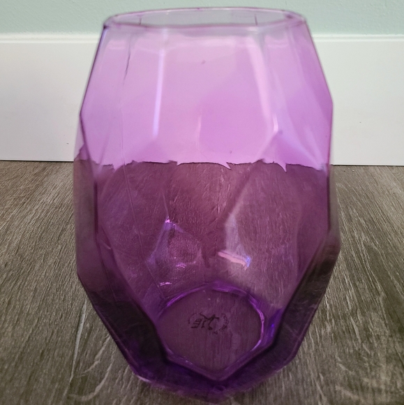 FTD Other - FTD Geometric Glass Purple Vase